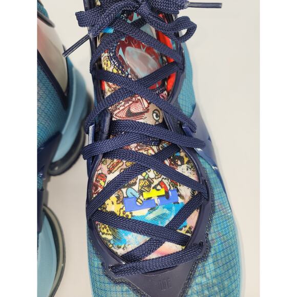 Nike LeBron 19 "Fast Food" Basketball Shoes – Dutch Blue Size 18 - Picture 10 of 16